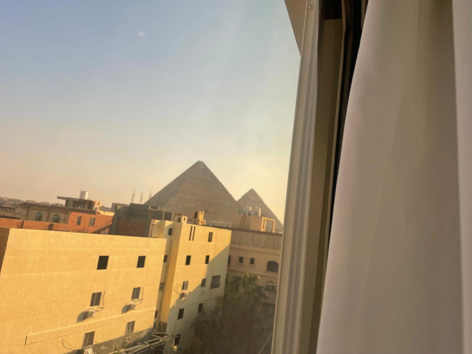 Diyar Pyramids Inn Kafret el-Gabal Kültér fotó
