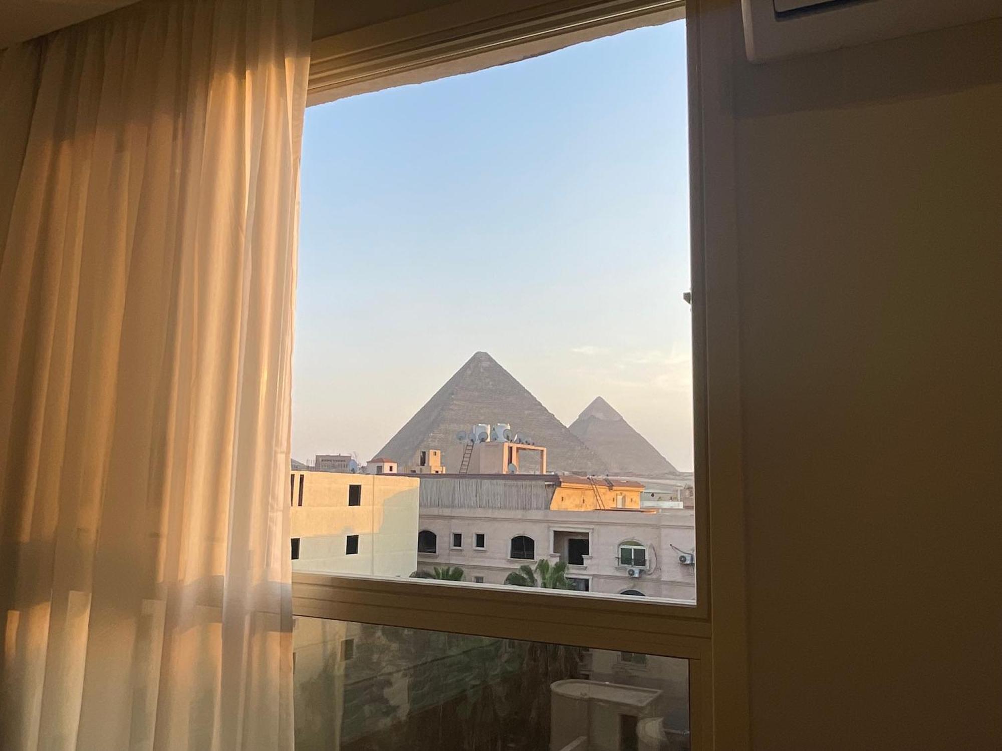Diyar Pyramids Inn Kafret el-Gabal Kültér fotó