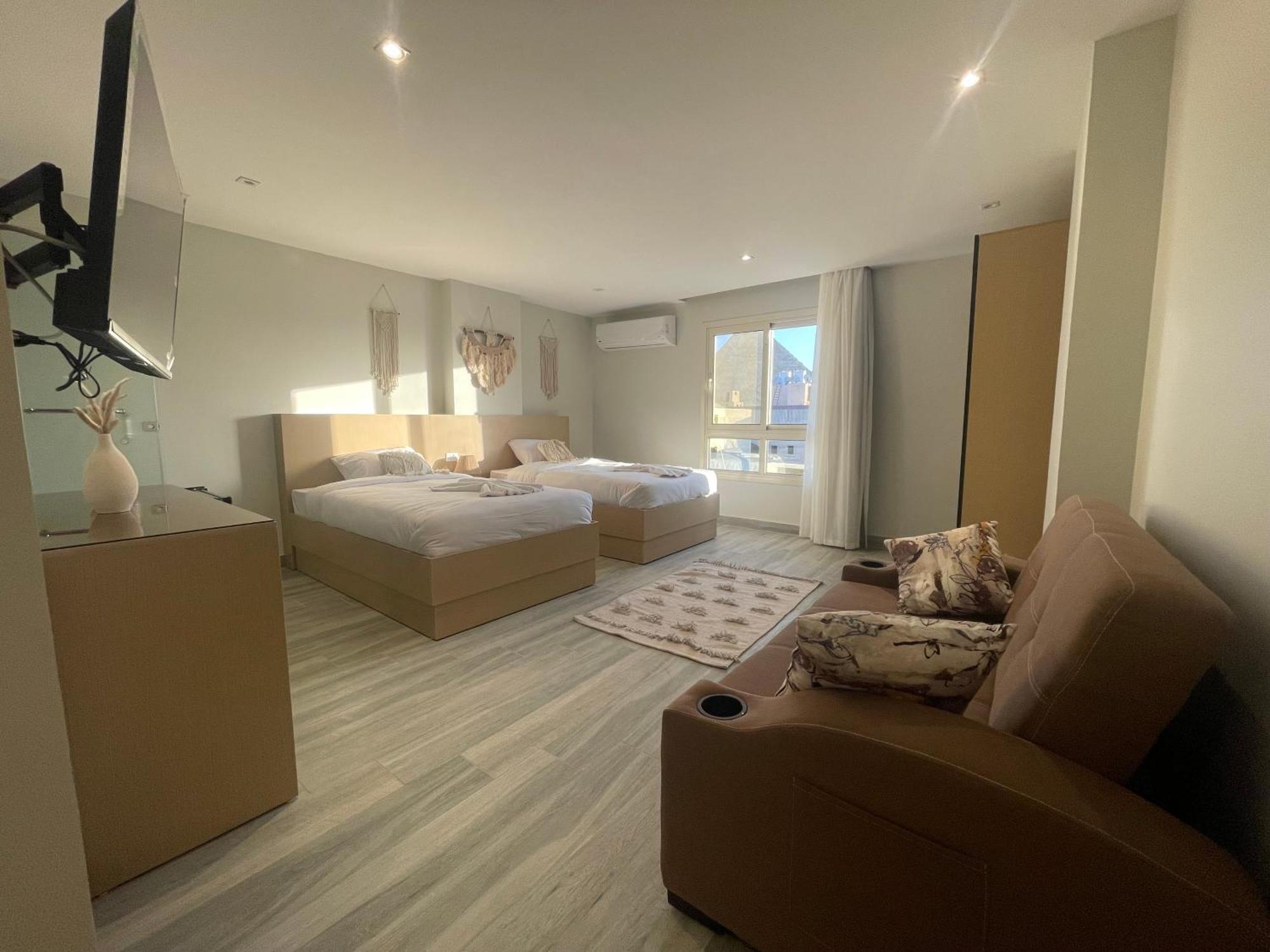 Diyar Pyramids Inn Kafret el-Gabal Kültér fotó